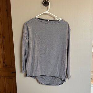 lululemon athletica Black and White Long Sleeve Tee